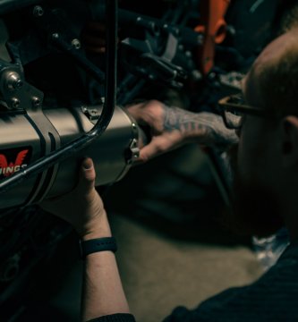 Technician ensuring EV safety.