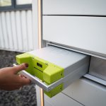 The Kumpan EV Battery being charged.